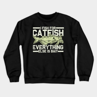 funny catfish Crewneck Sweatshirt